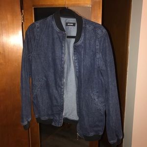 Denim Bomber Jacket